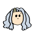 エリちゃんの顔スタンプ（個別スタンプ：32）