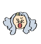 エリちゃんの顔スタンプ（個別スタンプ：38）
