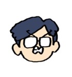 飯田くんの顔スタンプ（個別スタンプ：7）