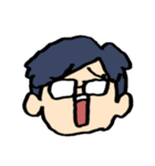 飯田くんの顔スタンプ（個別スタンプ：12）