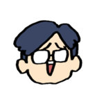 飯田くんの顔スタンプ（個別スタンプ：18）