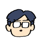 飯田くんの顔スタンプ（個別スタンプ：27）