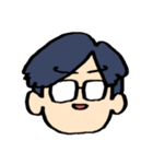 飯田くんの顔スタンプ（個別スタンプ：28）