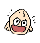 口田くんの顔スタンプ（個別スタンプ：4）