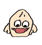 口田くんの顔スタンプ（個別スタンプ：34）