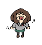 うれしそうなA組のスタンプ（個別スタンプ：9）