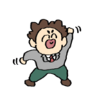 うれしそうなA組のスタンプ（個別スタンプ：19）