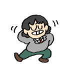 うれしそうなA組のスタンプ（個別スタンプ：26）