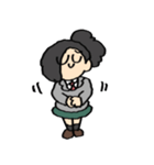 うれしそうなA組のスタンプ（個別スタンプ：39）
