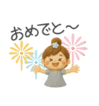 夏の毎日✳︎3Dふわもこガール（個別スタンプ：36）