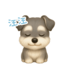 わんで伝えるミニチュアシュナウザー TW（個別スタンプ：3）