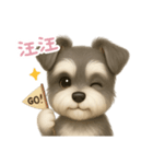 わんで伝えるミニチュアシュナウザー TW（個別スタンプ：5）