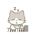 ゆるっと音楽隊  〜ピアノネコの日常〜（個別スタンプ：2）