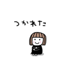 ゆるかわ女子＊無気力と励まし（個別スタンプ：15）
