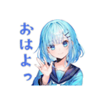 作曲する★女子高生の日常（個別スタンプ：2）