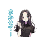 しっかり者な女子のやっちゃった謝罪（個別スタンプ：9）