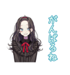 しっかり者な女子のやっちゃった謝罪（個別スタンプ：24）