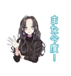 しっかり者な女子のやっちゃった謝罪（個別スタンプ：25）