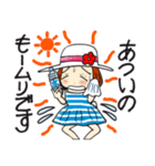 ひま子ちゃん693大人女子の夏言葉スタンプ（個別スタンプ：10）