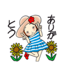 ひま子ちゃん693大人女子の夏言葉スタンプ（個別スタンプ：27）