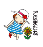 ひま子ちゃん693大人女子の夏言葉スタンプ（個別スタンプ：40）