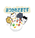 日本猫の夏 よく使う日常会話スタンプ（個別スタンプ：8）