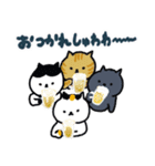 日本猫の夏 よく使う日常会話スタンプ（個別スタンプ：10）