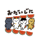 日本猫の夏 よく使う日常会話スタンプ（個別スタンプ：31）