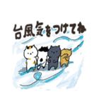 日本猫の夏 よく使う日常会話スタンプ（個別スタンプ：38）