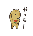 日本猫の夏 よく使う日常会話スタンプ（個別スタンプ：39）