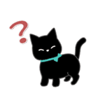 サクサク使える❤黒猫さん3（個別スタンプ：35）