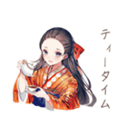 大正女学生★モダンカフェ（個別スタンプ：14）