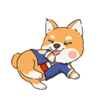小さな柴犬 とてもかわいい子犬です（個別スタンプ：31）