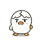 ヒビ入りひよこEgggyの崩壊ライフ（個別スタンプ：4）