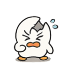 ヒビ入りひよこEgggyの崩壊ライフ（個別スタンプ：17）