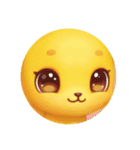 黄色いライオントラカプセルトイ（個別スタンプ：15）