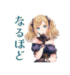 金髪ゴスロリツインテ女子の返信♡（個別スタンプ：19）