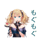 金髪ゴスロリツインテ女子の返信♡（個別スタンプ：26）