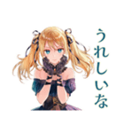 金髪ゴスロリツインテ女子の返信♡（個別スタンプ：40）
