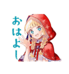 夏の赤ずきんちゃん♡メルヘン（個別スタンプ：2）