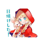 夏の赤ずきんちゃん♡メルヘン（個別スタンプ：6）