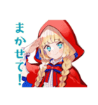 夏の赤ずきんちゃん♡メルヘン（個別スタンプ：29）