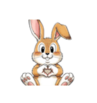 【愛を伝える動物達】（個別スタンプ：3）