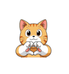 【愛を伝える動物達】（個別スタンプ：8）