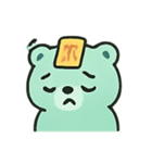 お札クマ 幽霊行進（個別スタンプ：17）