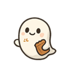 おばけちゃんの夜食タイム（個別スタンプ：3）