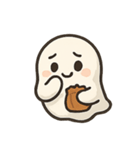おばけちゃんの夜食タイム（個別スタンプ：8）