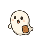 おばけちゃんの夜食タイム（個別スタンプ：10）