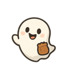 おばけちゃんの夜食タイム（個別スタンプ：15）
