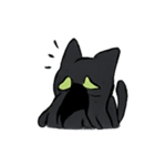 びびり黒猫ミミの霊月パニック（個別スタンプ：12）